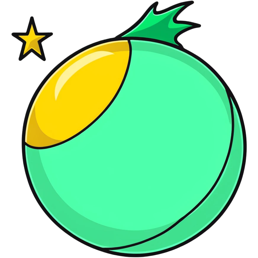 Dragon Ball with stars emoji