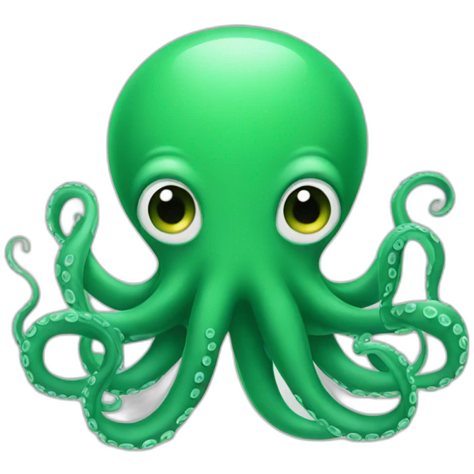 green octopus emoji