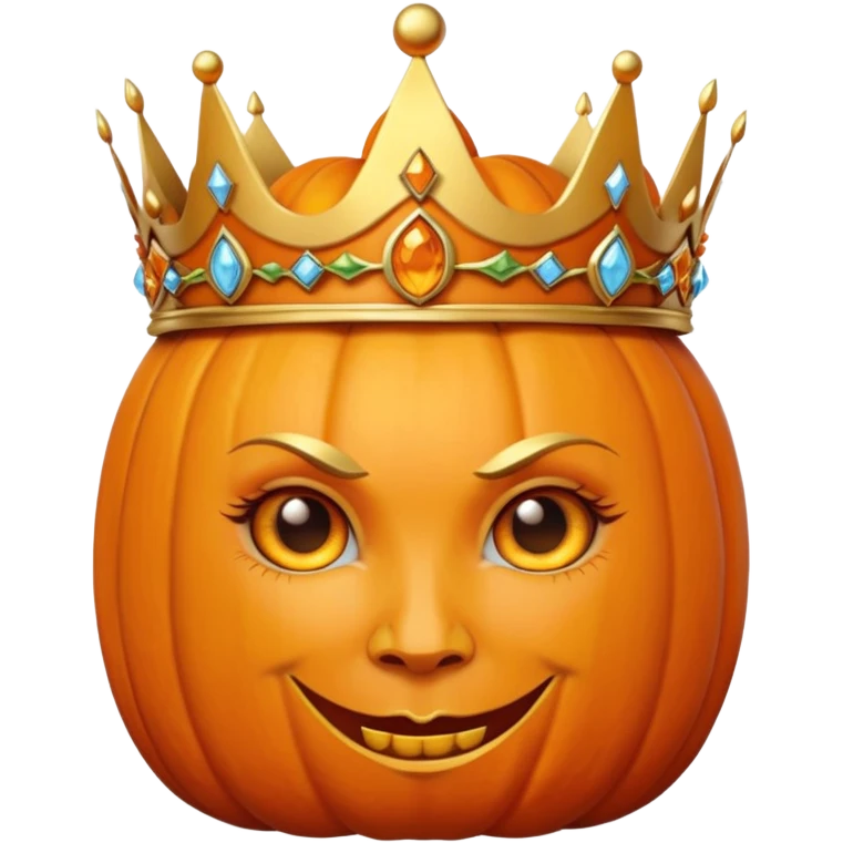 Pumpkin queen  emoji