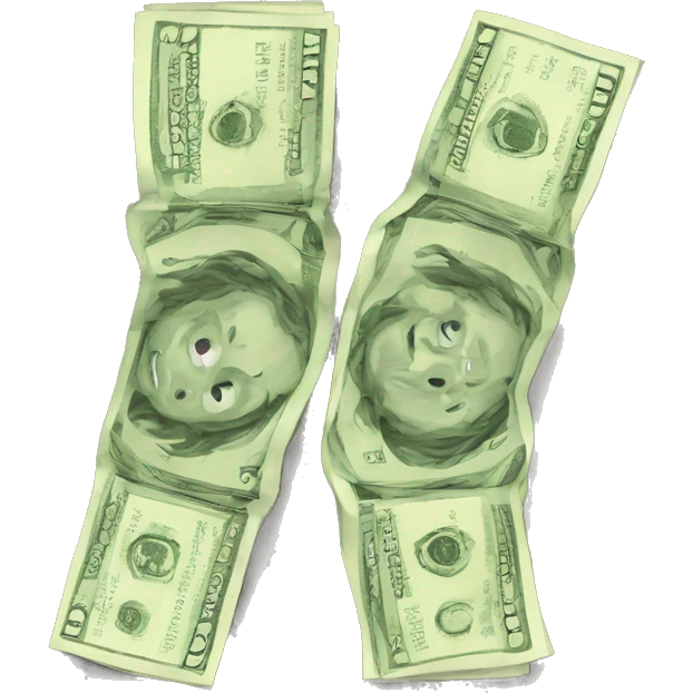 Pleure des billets  emoji
