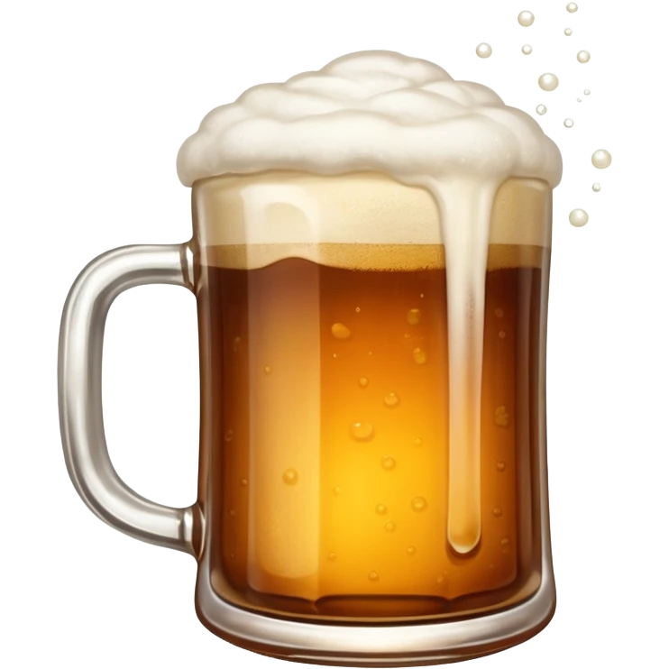 A frothy mug of kvass emoji
