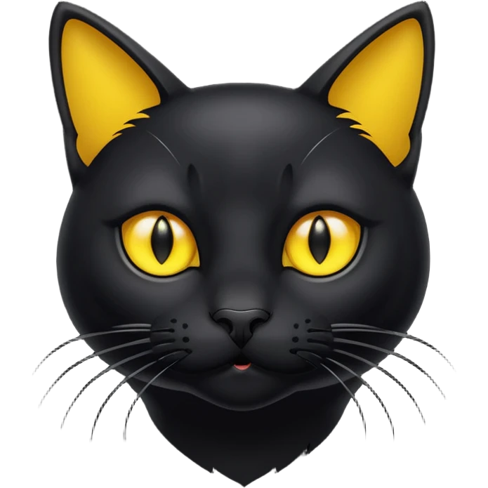 Blact cat emoji