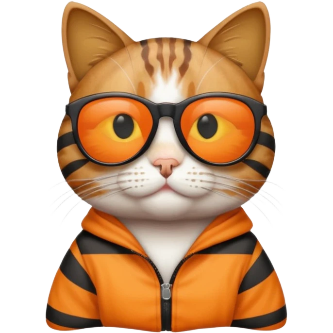 Cat wearing sunglasses emoji