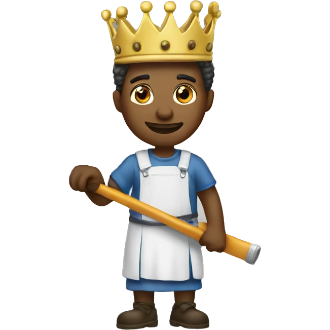 king cleanin emoji