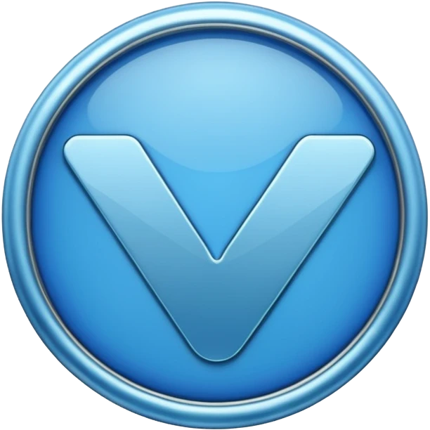 Blue check mark emoji