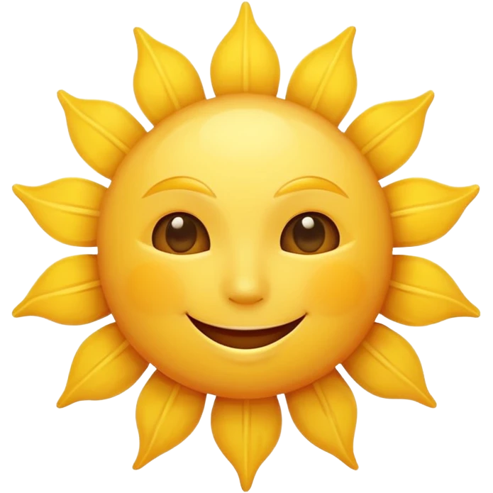 smiling sun emoji