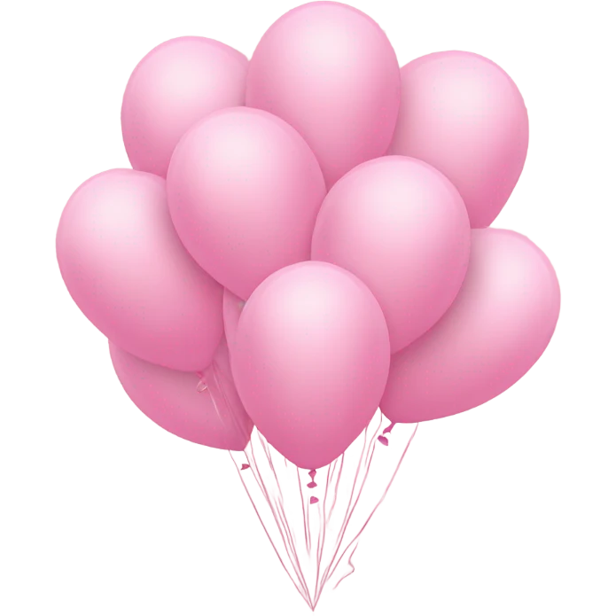 Light pink balloons  emoji