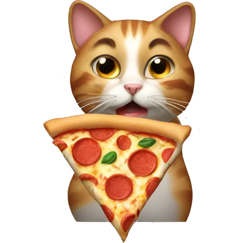 Cat making pizza  emoji
