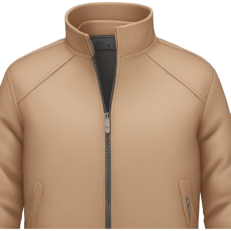 jacket with zip emoji