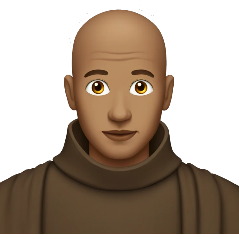 bold christian monk emoji