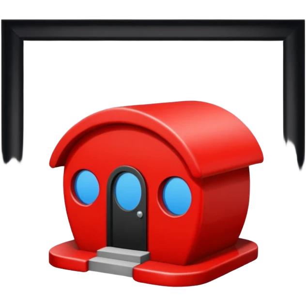 A red pill house  emoji