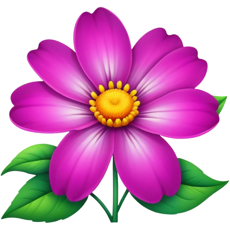 my image with flower emoji