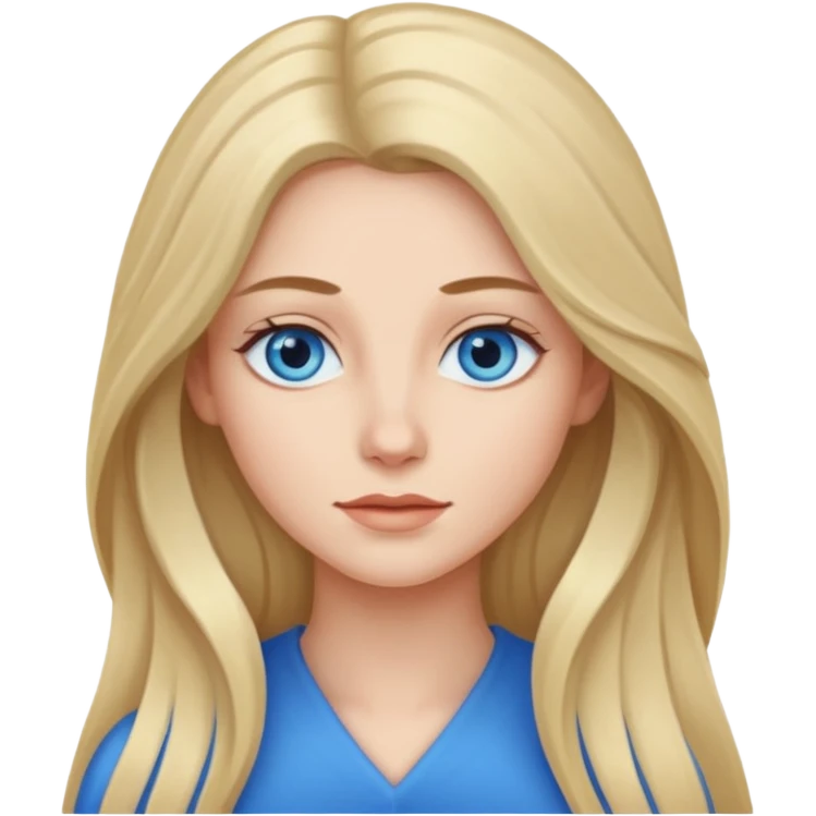 Women with long hair emoji