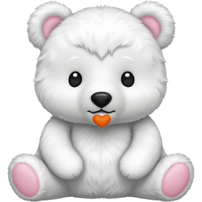 white bear doll emoji