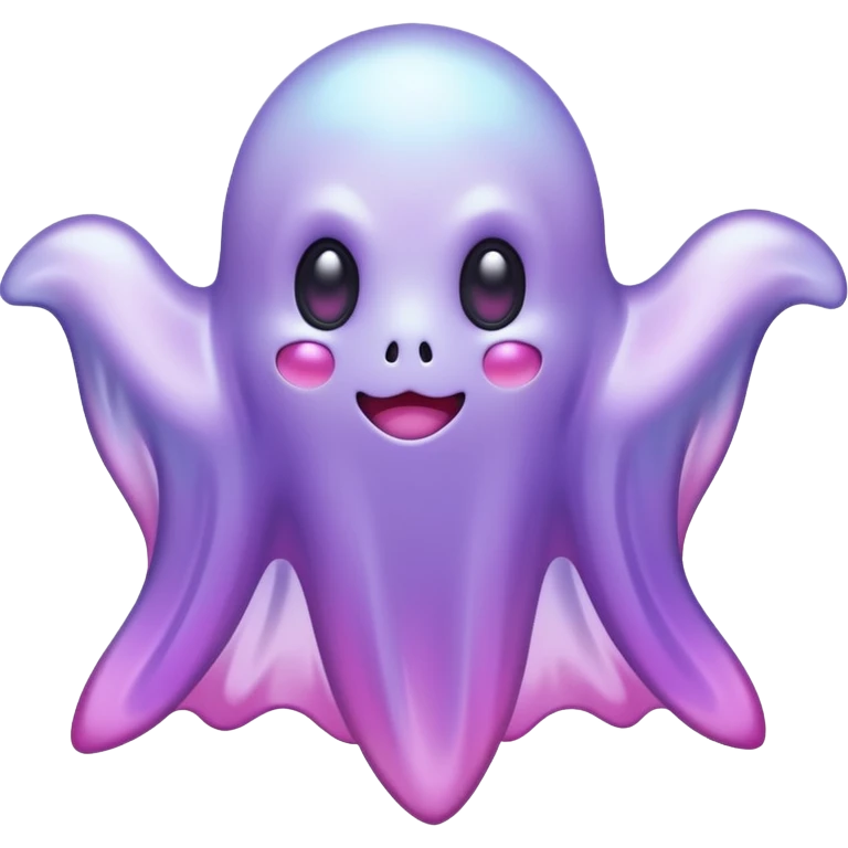 Pokemon legendary purple and pink type ghost emoji