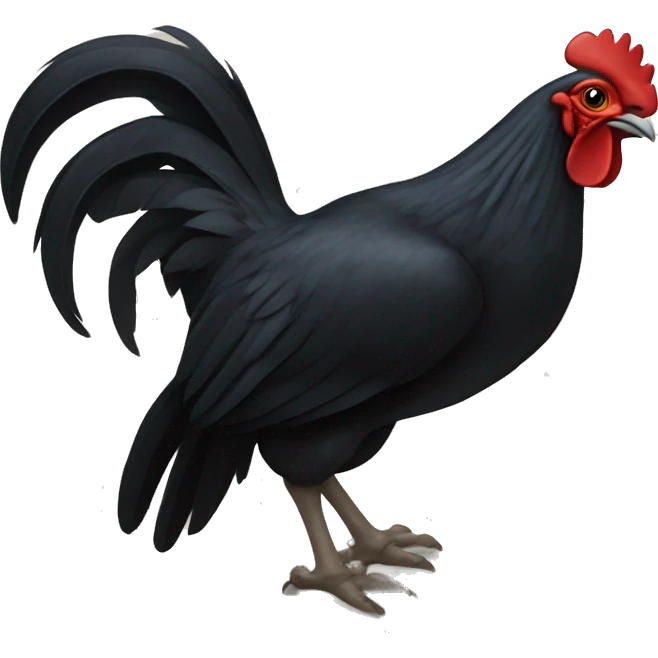 Gallo negro emoji