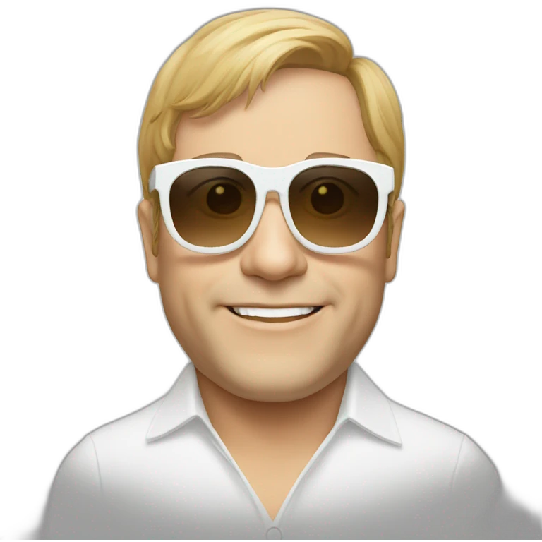 elton-john-white-glasses emoji