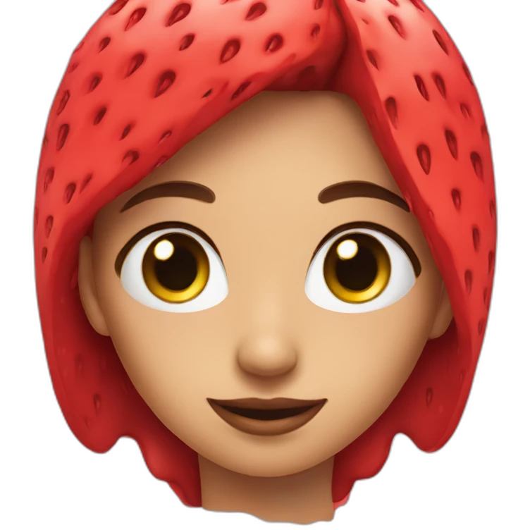 her strawberry emoji