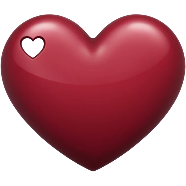 Maroon heart emoji to copy paste emoji