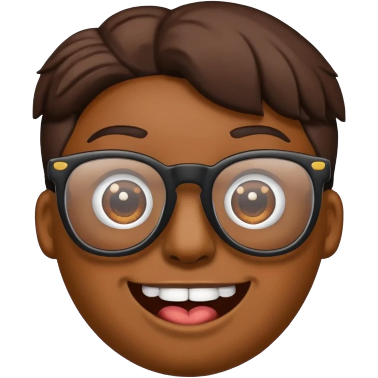 Poop emoji with diamond teeth and black glasses  emoji