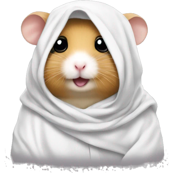 An Arab hamster wearing a thobe and shemagh emoji