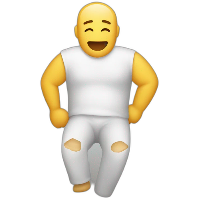 man with broken arm plaster emoji