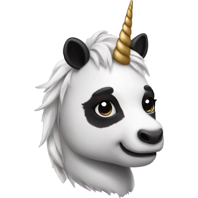 Unicorn panda emoji