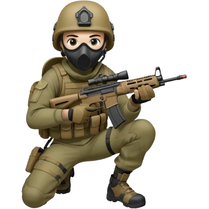 soldier-crouching-with-tactical-mask emoji