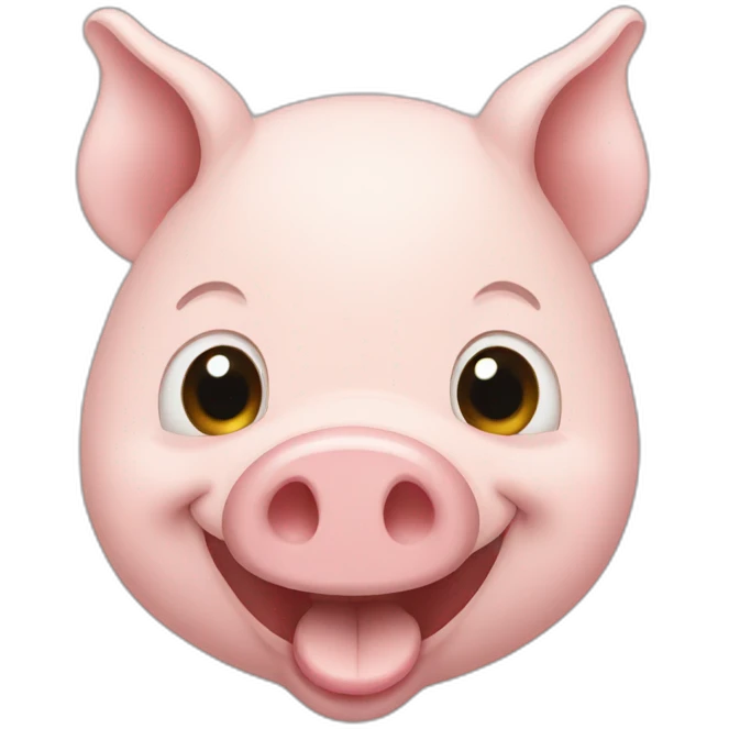 pig smile emoji