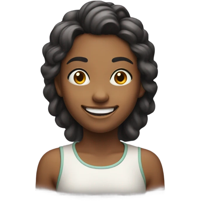 Loging face girl emoji