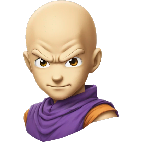 krilin DRAGON BALL chauve emoji