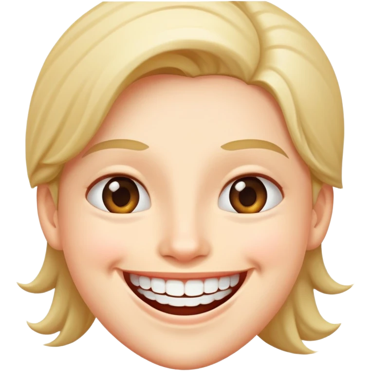 Big big smile emoji