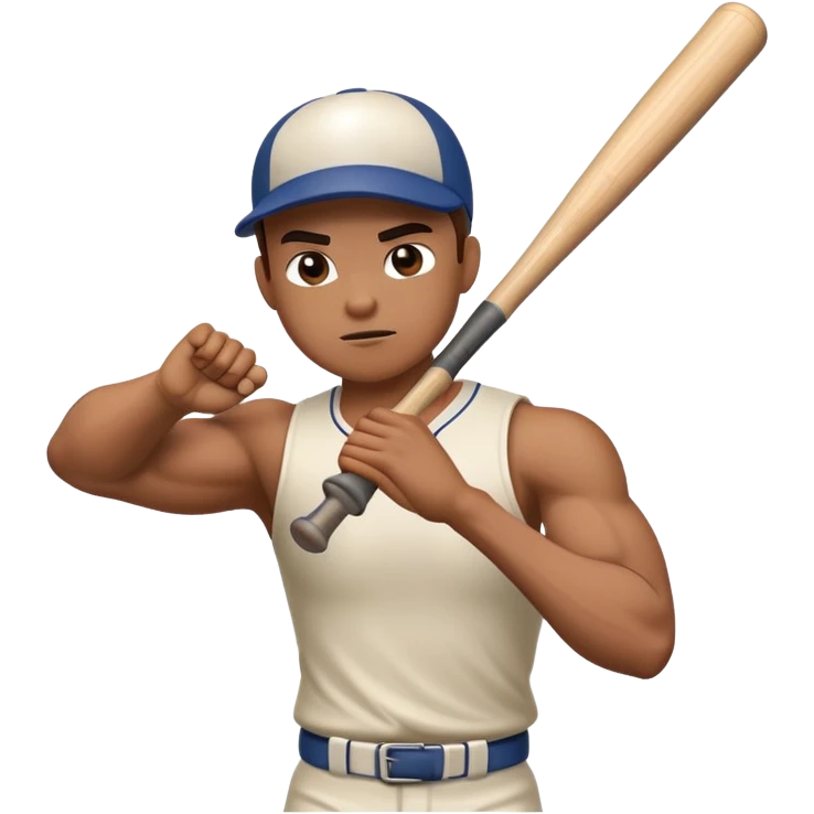 Hitting stuff with a baseball bat emoji