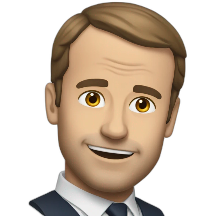  Macron  qui dort emoji
