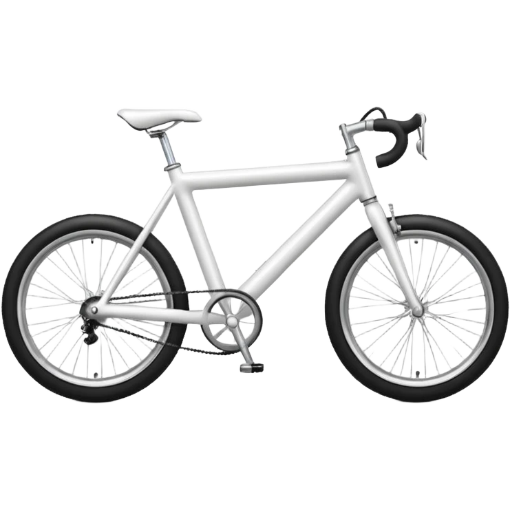 white Bike  emoji