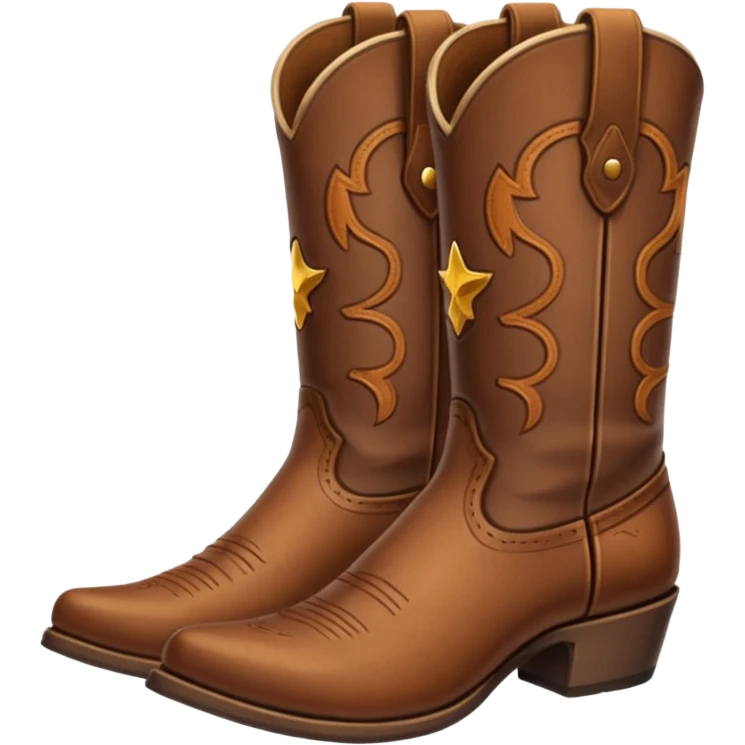 Cowboy boots emoji