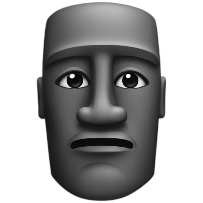 Moai emoji