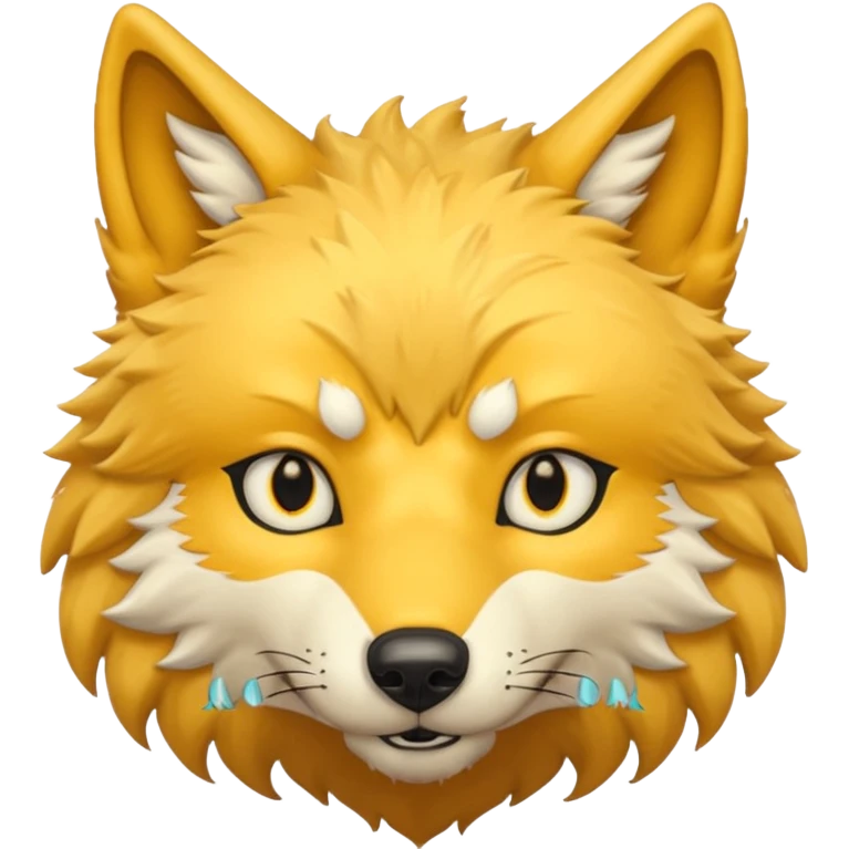 yellow wolf head emoji