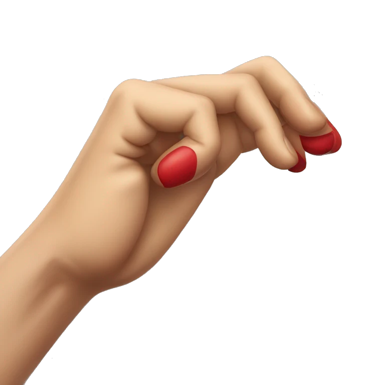 Mano cerrada con pulgar arriba, ok chispas rojas arriba emoji