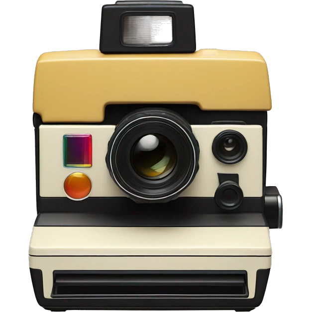 vintage polaroid camera emoji