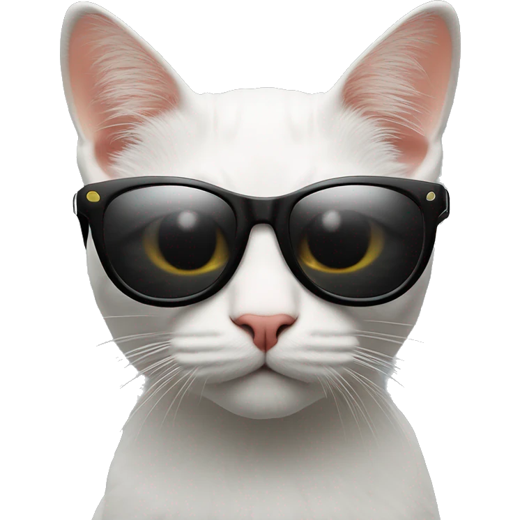Y2K  Sports Sunglasses front view cat e ye emoji