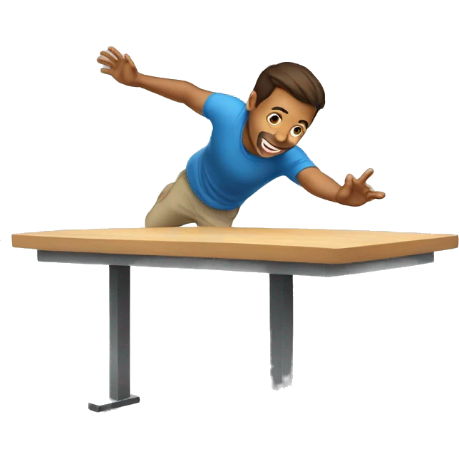 guy flipping table emoji