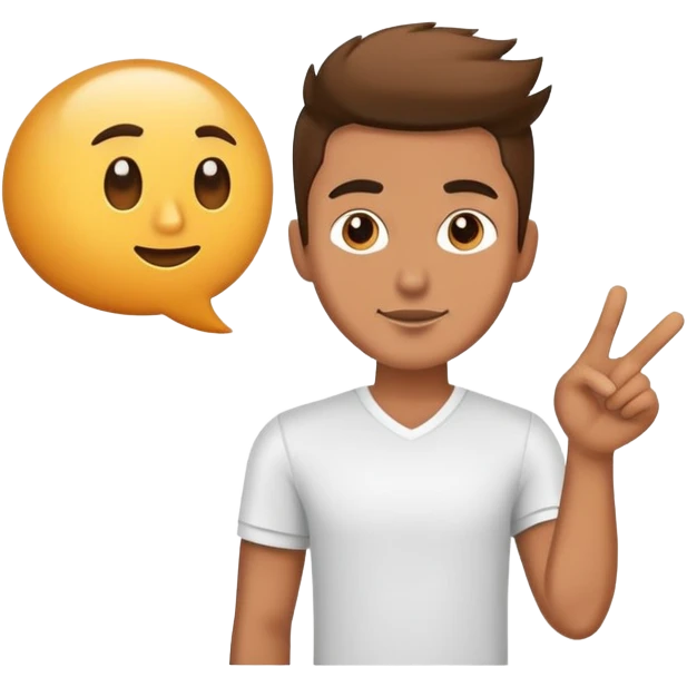 cool guy presenting startup pitch deck emoji