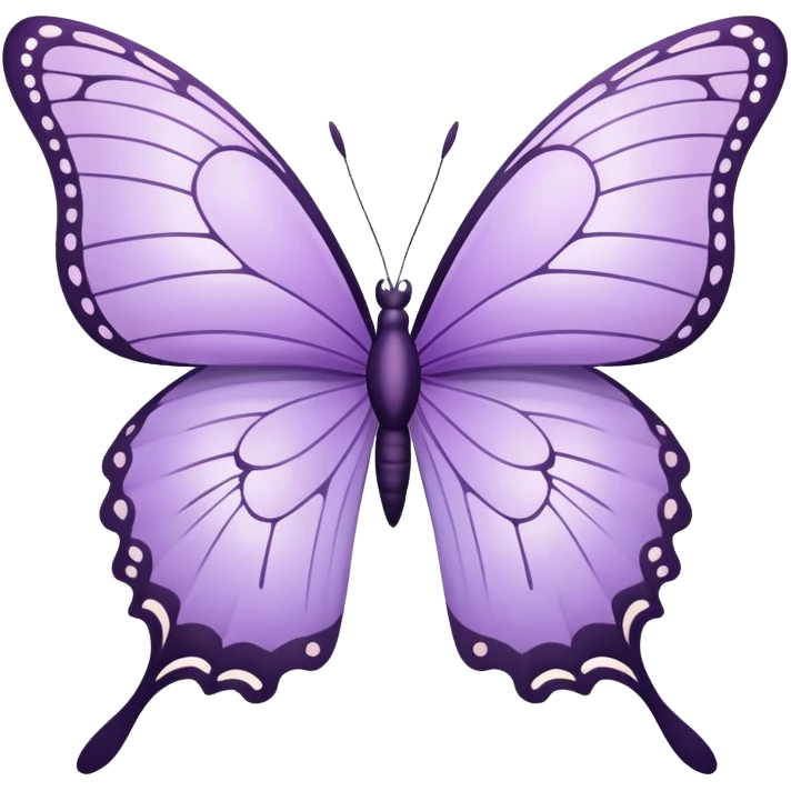 Light purple butterfly emoji