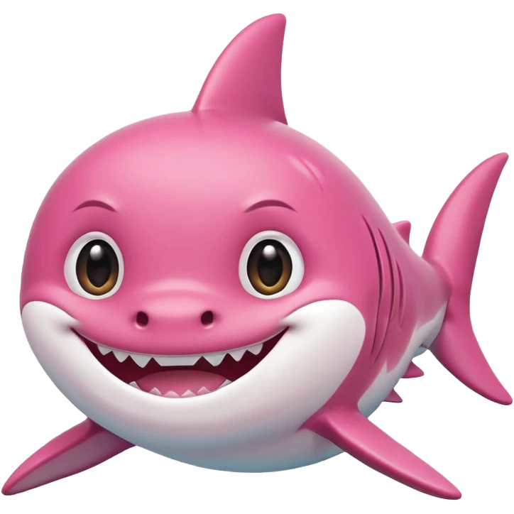 pink Baby Shark emoji
