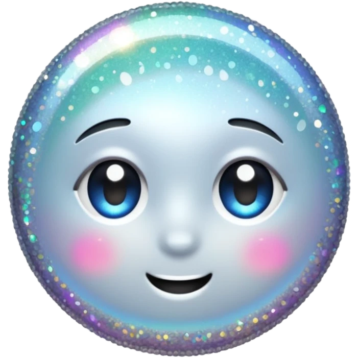 Glitter silent killer emoji