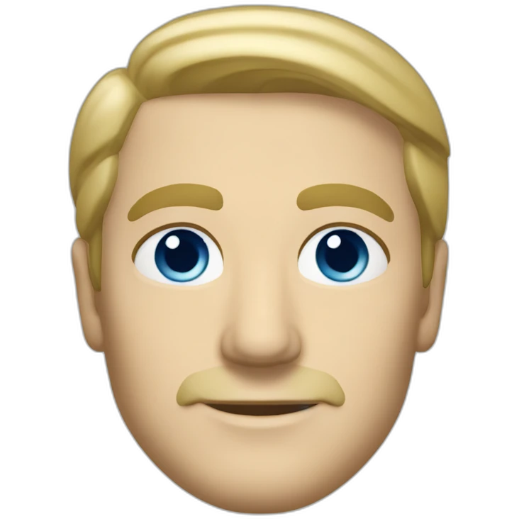 Atatürk blue eyes and blonde hair emoji