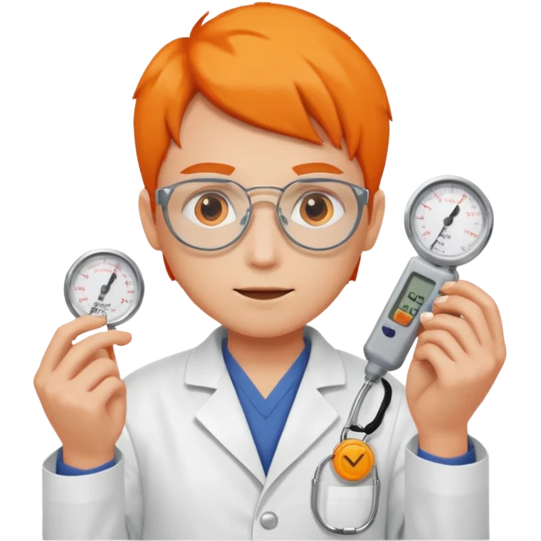 orange west person holding a meter emoji