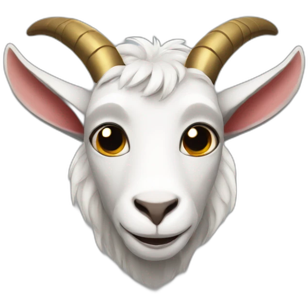 A superhero goat emoji