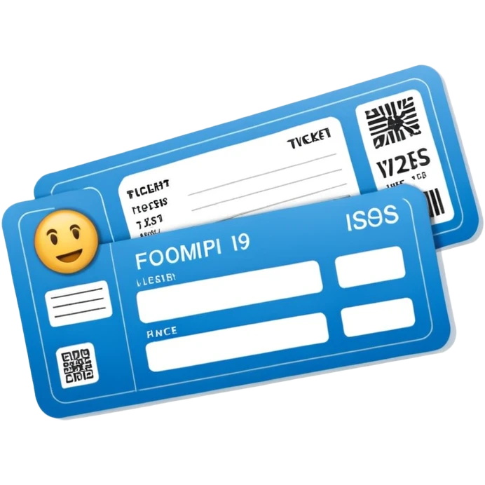 I will buy the flight ticket emoji